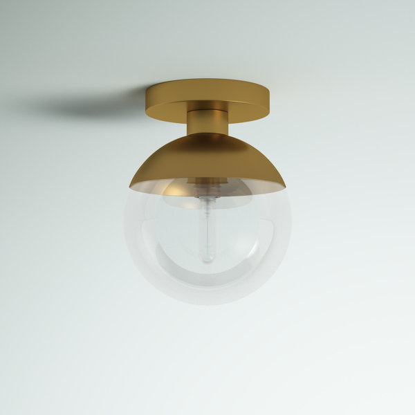 Mercury Row® Yearby Glass Semi Flush Mount & Reviews Wayfair